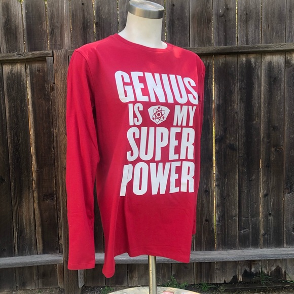 3/$15 NWT Children Place SUPER POWER Red Long Sleeve Top - Picture 2 of 5